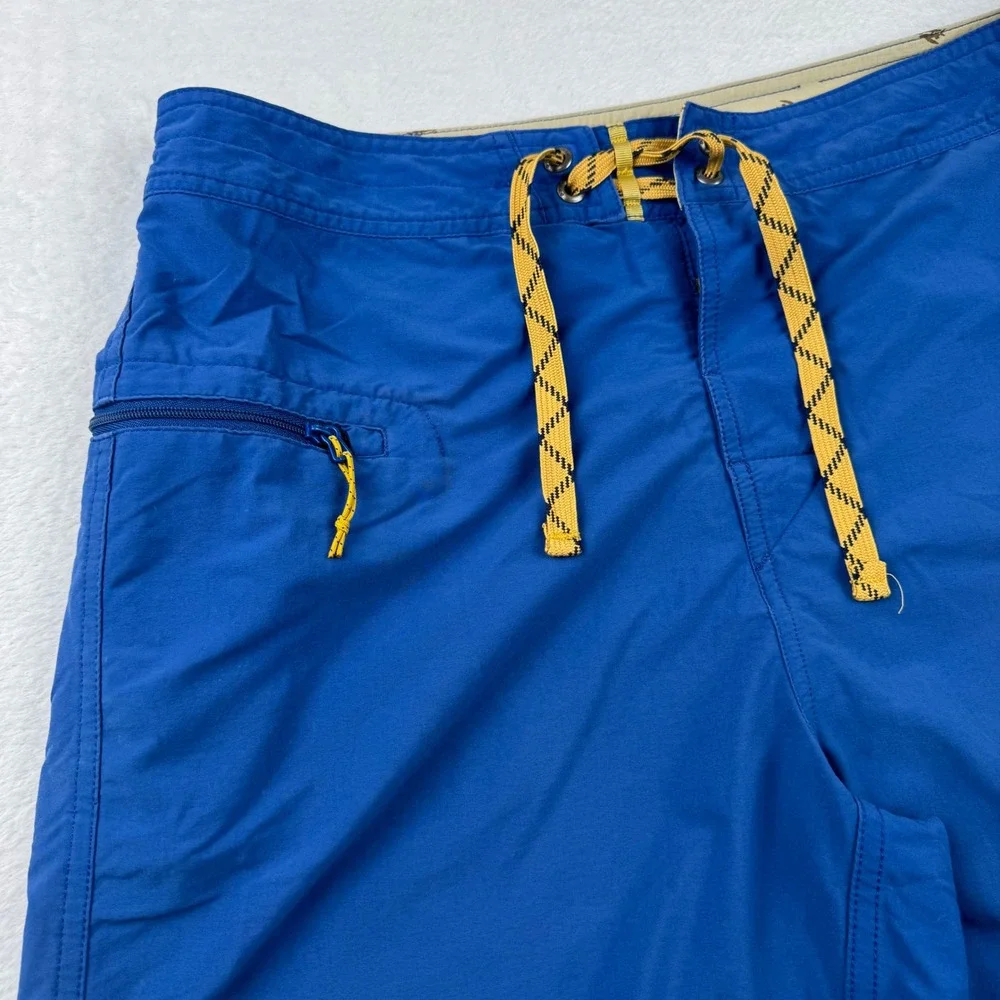 Patagonia Board Shorts Mens 32 Blue Wavefarer Quick Dry Stretch Luxury